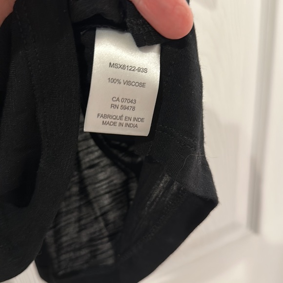 Cynthia Rowley Women size 1X  Black Jeweled Top/ tunic - Picture 7 of 10